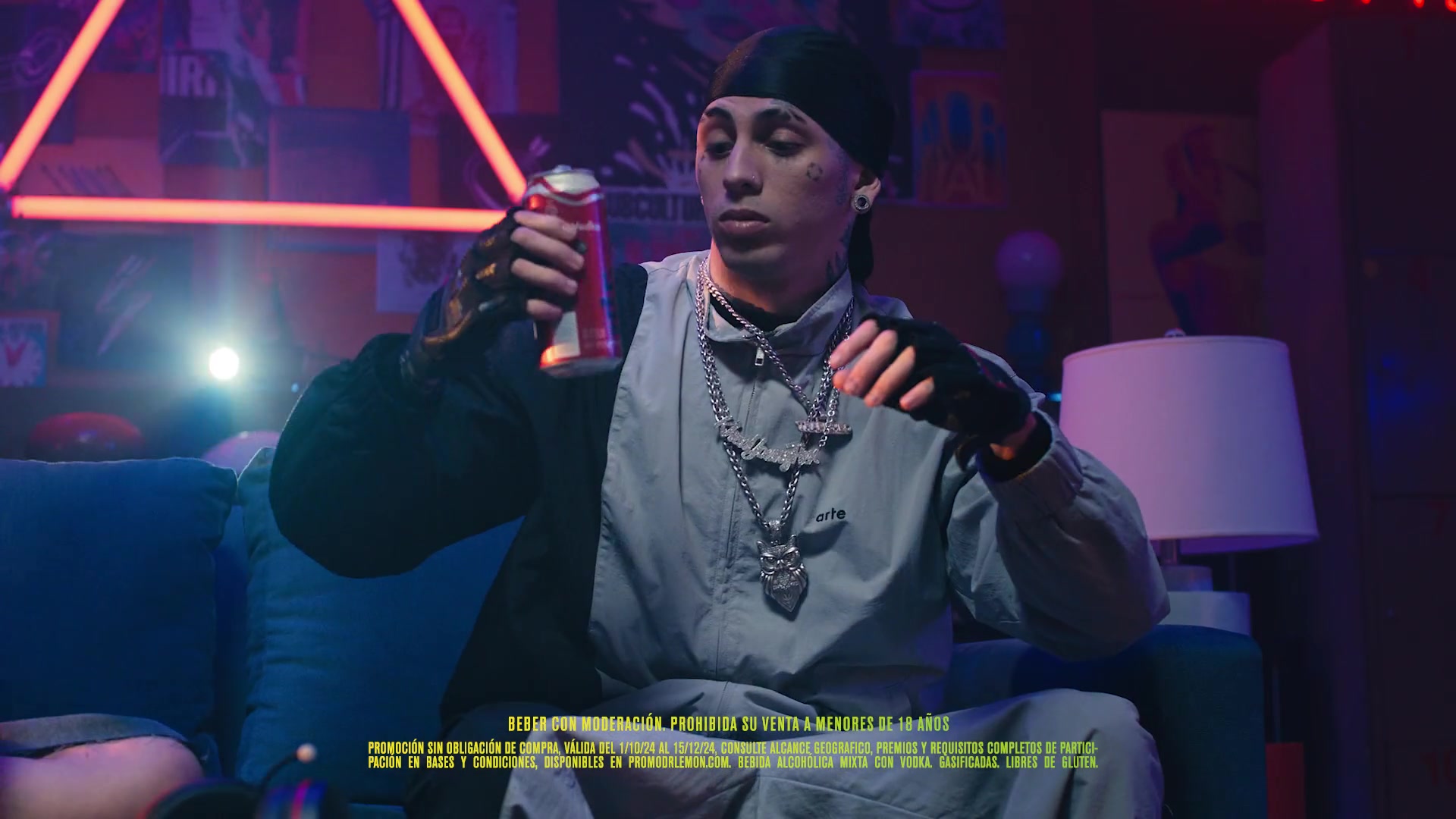 Khea en el comercial Dr. Lemon Buenos Aires Trap