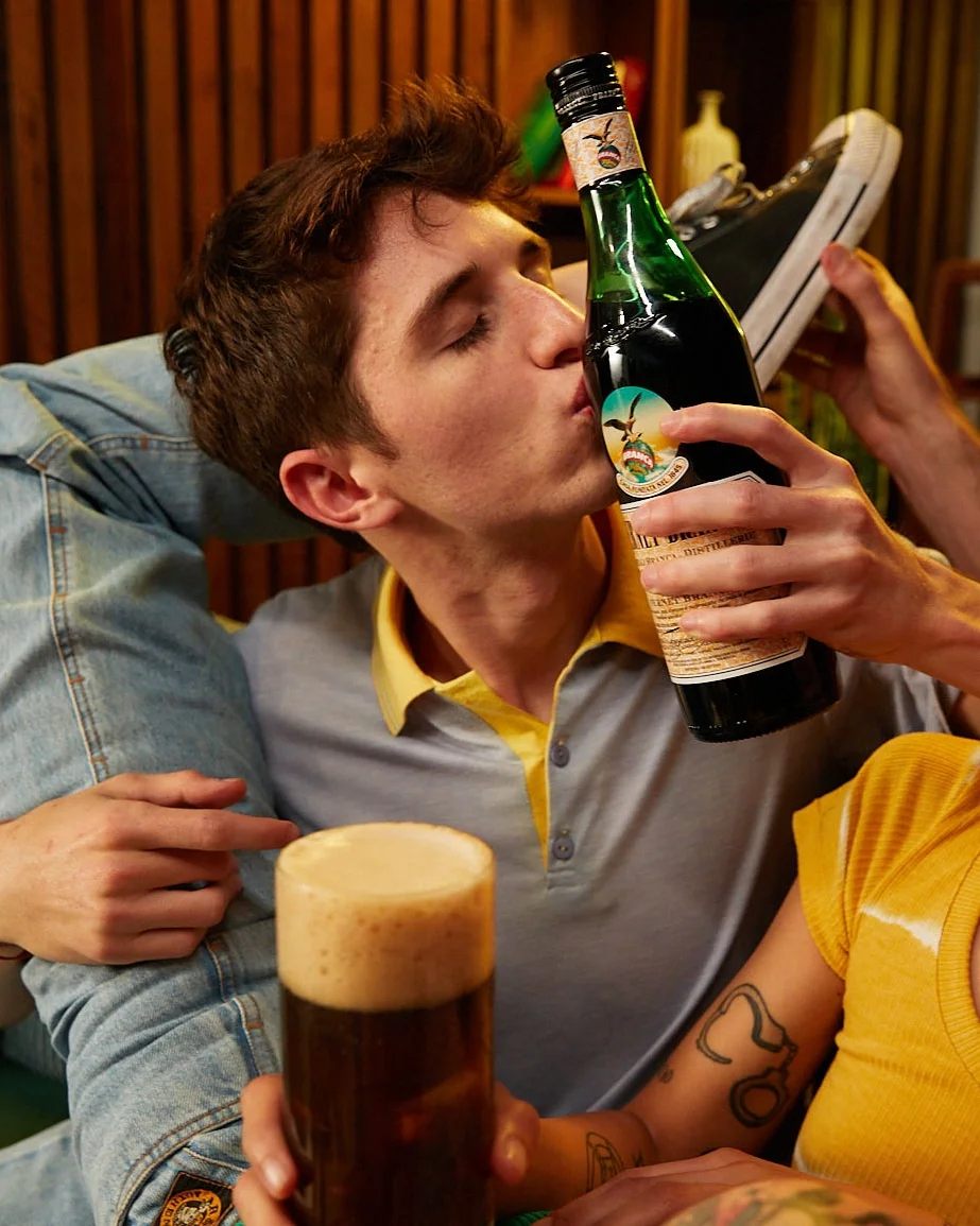 Campaña gráfica de bebida